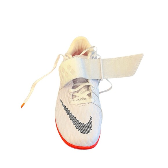 Nike White and Neon Red Athletic Shoes - Picture 10 of 16